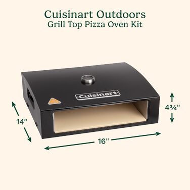 Набір для піци на грилі Cuisinart CPO-700, піч для піци на гриль, комплект для приготування піци на відкритому вогні