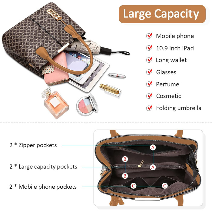 Сумка жіноча DIRRONA Retro Khaki: класична сумка-месенджер через плече, повсякденна крос-боді сумка зі штучної шкіри для подорожей та вечірок