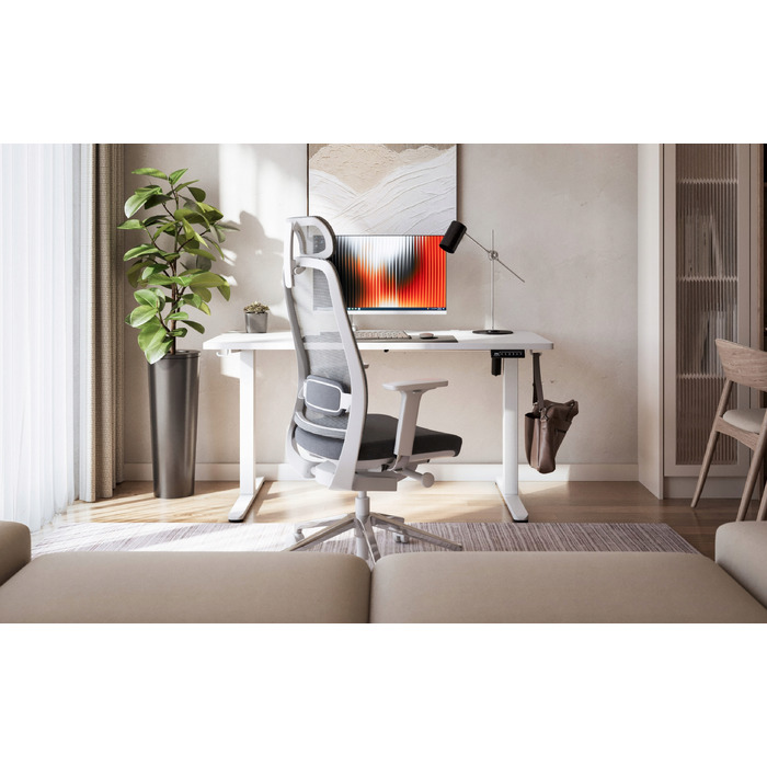 Електричний стіл для роботи стоячи Mark Adler Leader 7.3 White, 140 см