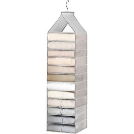 Чохли для одягу, 2 шт. (110x60x25 см), дихаючі сумки для одягу на блискавці, сірий колір