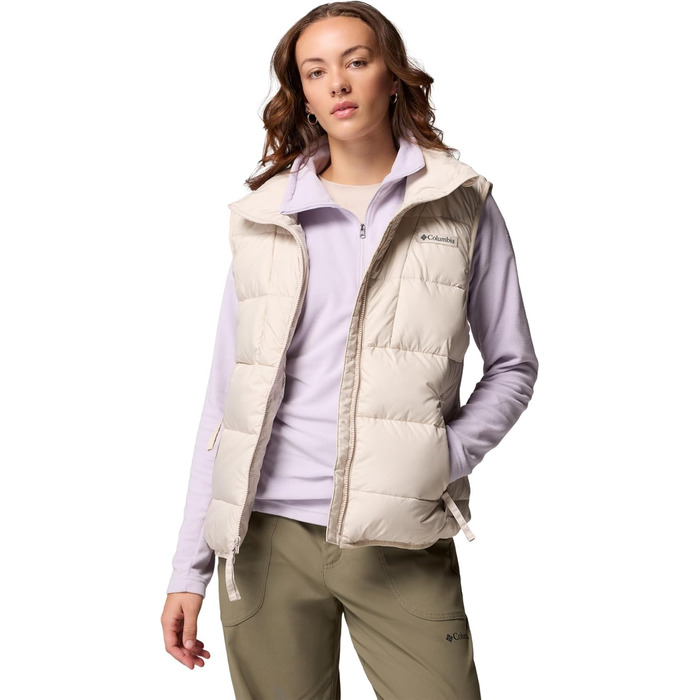 Жіноча жилетка Columbia Pike Lake 3, тепла та зручна (XL, Dark Stone)