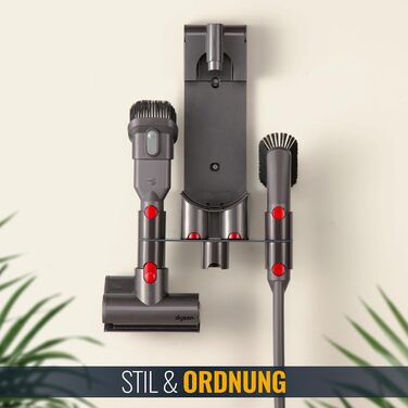 Набір аксесуарів та запчастин для пилососа RICOO SH0601, сумісний з Dyson V7/V8/V10/V11/V12/V15, сірий, високоякісний пластик