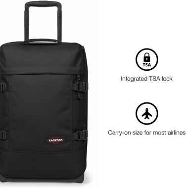 Чемодан Eastpak Tranverz S Black Denim, універсальний розмір
