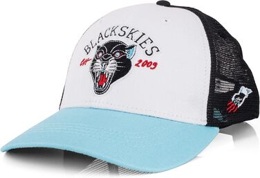 Кепка Snapback Blackskies® з візерунками та різними кольорами | Бейсболка для чоловіків та жінок | З м'якої шкіри | Літня кепка для відпочинку та повсякденного носіння | Унісекс | Streetwear, Outdoor, Summer, Casual, Один розмір (Panther - Baseball, Чорний-Синій)