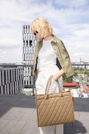 reisenthel Daily Shopper – Modern, straightforward shopper for any occasion - practical handbag, large enough for your groceries and everyday essentials