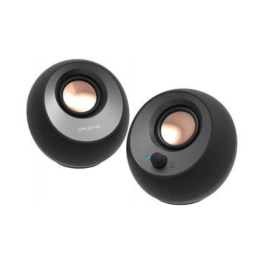 Комп'ютерні колонки Creative Pebble 2.0 V3 Bluetooth 5.0 USB-C, чорні