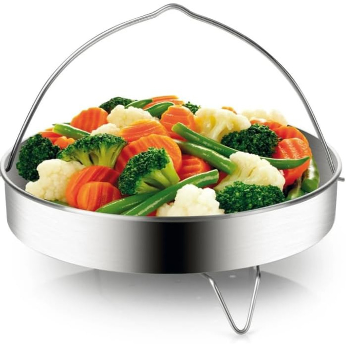 Каструля-скороварка Tescoma ULTIMA 6 л, індукція, з датчиком тиску, срібна