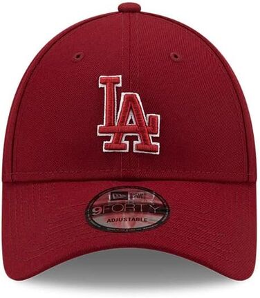 Кепка New Era MLB Los Angeles Dodgers 9Forty з логотипом Pop Outline, червона, регульована
