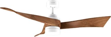 Стельовий вентилятор Cecotec EnergySilence Aero 5280 LightWood з LED підсвіткою 18W, діаметр 132 см, DC мотор, пульт, таймер, режим зима/літо