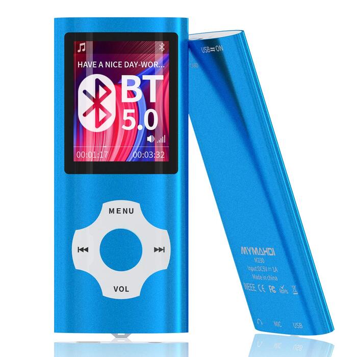 MP4-плеєр Mymahdi з Bluetooth 32GB, Рожевий: 1.8
