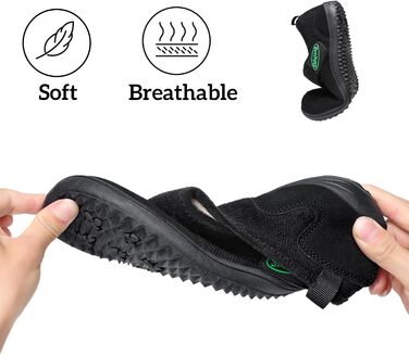 SMajong Теплі домашні тапочки для чоловіків та жінок. Зручні, неслизькі, легкі, з повним закриттям, з фетру. Для дому та вулиці. Розміри 36-46. Колір: червоний.