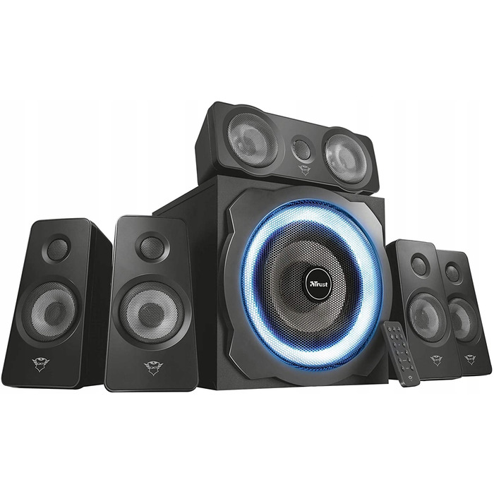 Комплект акустики 5.1 Trust GXT 658 Tytan 90 Вт, чорний