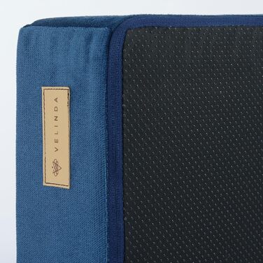 Сходинка для собак Velinda з 4 сходинками, також підходить для котів. Допомога у входженні для домашніх тварин. Матеріал: пінопласт. Колір: темно-синій