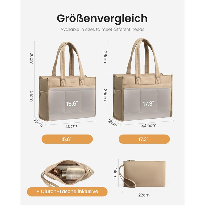 Сумка LOVEVOOK Shopper для ноутбука 15.6