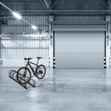 Relaxdays Black Bicycle Stand for 6 Bicycles