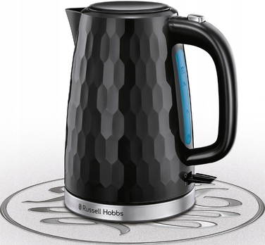 Електричний чайник Russell Hobbs Honeycomb, 2400 Вт, 1,7 л, чорний
