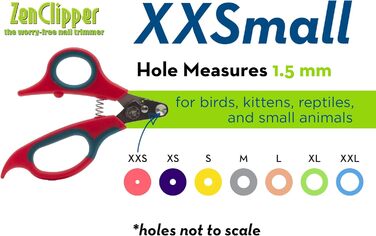 Кліпер для обрізання нігтів домашніх тварин Zen Clipper, коралловий, 1.5 мм