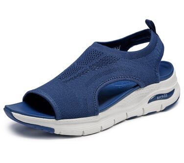 Skechers Arch Fit City Catch: жіночі сандалі, темно-синій трикотаж, 40 EU (Скечерс Арч Фіт Сіті Кетч)