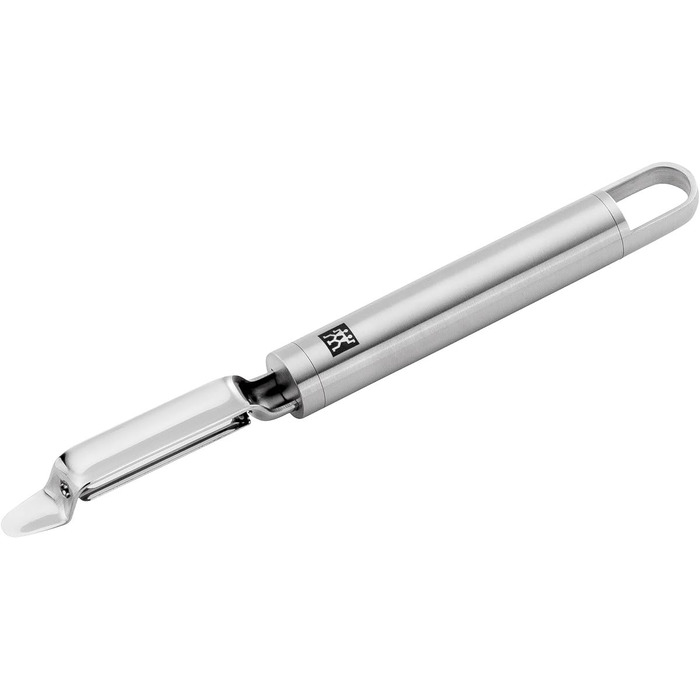 Овочечистка ZWILLING Pro вертикальна, 21 см, нержавіюча сталь, ергономічна ручка, срібляста