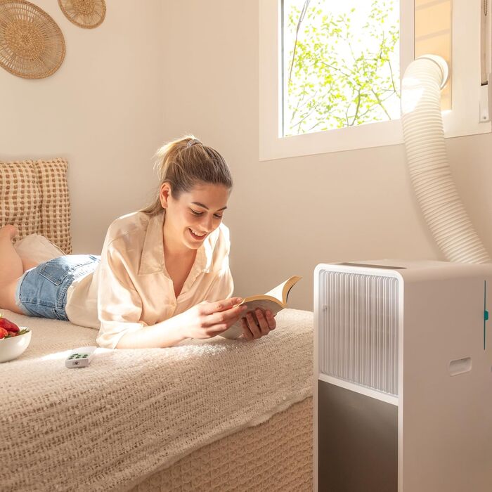 Мобільний кондиціонер Cecotec ForceClima 9450 Style Heating: 9000 BTU, 25 м², Wi-Fi, Пульт, LED, 5 режимів, тепловий насос