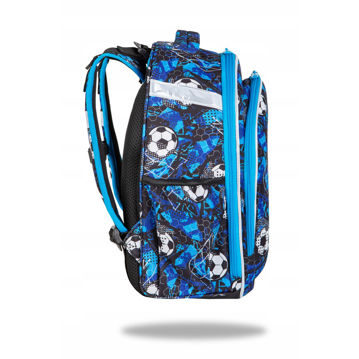 Багатокамерний шкільний рюкзак CoolPack, синій, багатоколірний, 25 л