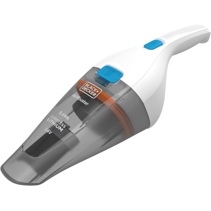Ручний бездротовий пилосос BLACK+DECKER Dustbuster 3.6V, NVC115JL-QW, білий