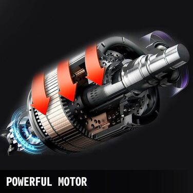 Електричний м'ясорубка VEVOR 1100W, 250 кг/год, з нержавіючої сталі, для ресторану, супермаркету, м'ясної крамниці