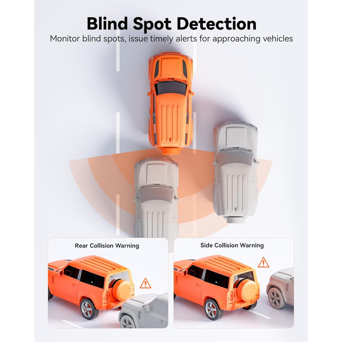 WOLFBOX G850 PRO: Дзеркало-відеореєстратор 4K з ADAS, BSD, WiFi, GPS, G-сенсором та камерою заднього виду