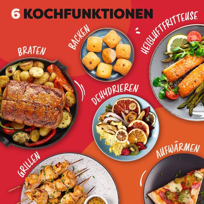 Фритюрниця повітряна Instant Pot Vortex Compact Trüffel Grau 5 л з сіткою, сімейна, 4-в-1: фритюрниця, сушарка, духовка, підігрівач, антипригарне покриття, легко мити, придатна для миття в посудомийній машині. Колір: сірий