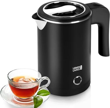 Електричний чайник LEBENLANG LBL2319, 600 Вт, 0,5 л, чорний