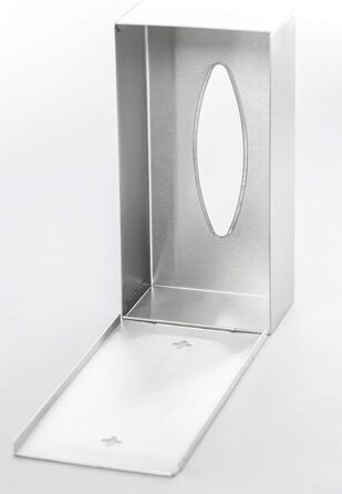 blomus -NEXIO- Kleenex box made of matte stainless steel, cosmetic tissue box for all paper tissues, paper towel dispenser with one-hand operation, exclusive bathroom accessory (H / W / D: 7 x 24 x 12 cm, stainless steel, 66653)