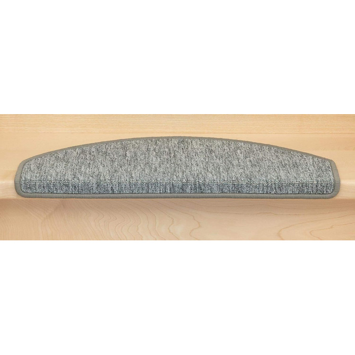 Kettelservice-Metzker Rambo Step Mats in a 15-Piece Value Set, Half-Round, Light Gray (15 Pieces), Light Gray, Half-Round