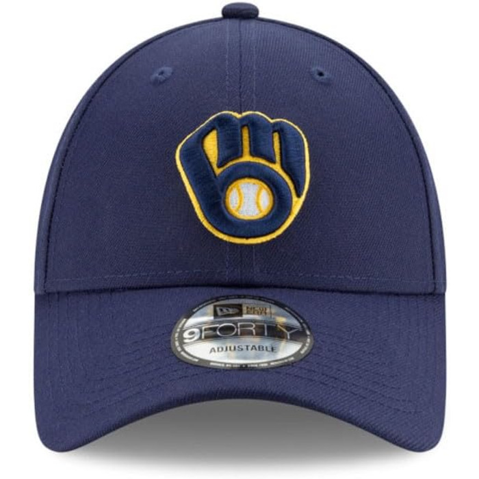 Кепка New Era MLB The League 9Forty регульована (Мілвокі Брюерс - Чорна)