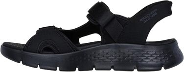 Сандалі Skechers Go Walk Flex чоловічі, 47 EU, чорно-лаймові, текстиль