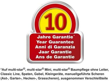Вертикутер-маятник WOLF-Garten multi-star UG-M 3 для аерації газону