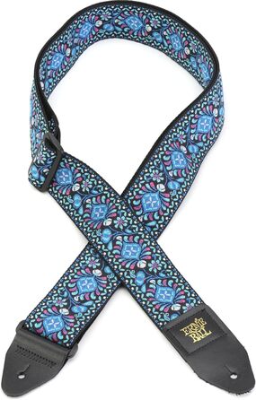 Гітарний ремінь Ernie Ball Indigo Orchid Jacquard