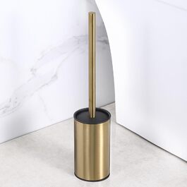 Набір для чищення унітазу з тримачем, нержавіюча сталь, для ванної кімнати (Золотий)