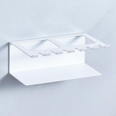 Настінний тримач для зубних щіток, електричний, без свердління, для зубних щіток та насадок, органайзер для ванної кімнати (великий)