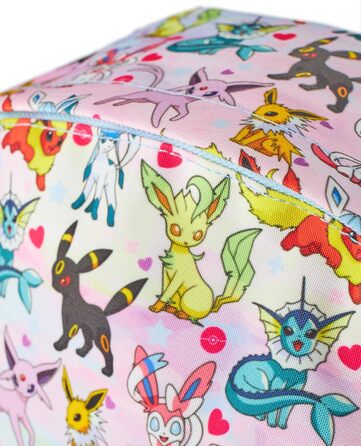 Рюкзак Pokemon для дівчаток: рожевий, з блискітками, дизайн Eevee Besties та Pikachu | Просторий для школи та розваг