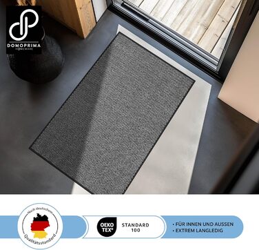 DOMOPRIMA Commercial Entrance Mat - 90x150cm - Non-Slip, Weatherproof, Washable Entrance Mat for Indoor/Outdoor Use