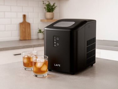 Льодогенератор Lafe Ice Cube Maker, чорний, 120 Вт