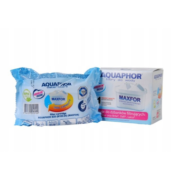 Фільтр-кувшин Aquaphor Amethyst 2,8 л, чорний, з картриджем Maxfor B25