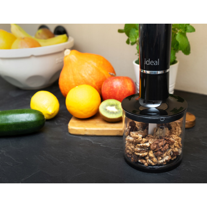 Ручний блендер IDEAL IK1002, 500 Вт, чорний