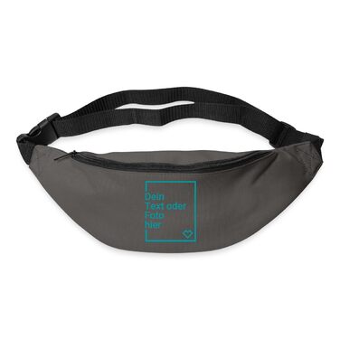 Персоналізована бананка від Spreadshirt: створіть власну з фото або текстом, колір графіт, розмір One Size