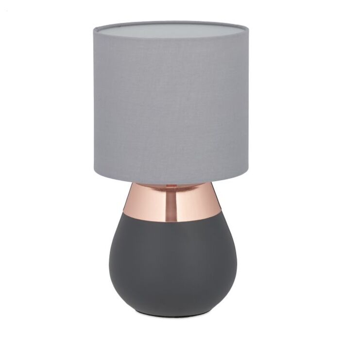 Relaxdays Table Lamp with Fabric Shade