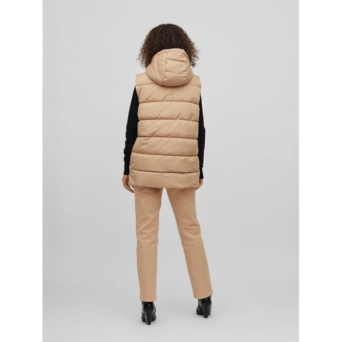 Жилет утеплений Vila Vitate S/L для жінок, розмір 34, колір Sesame