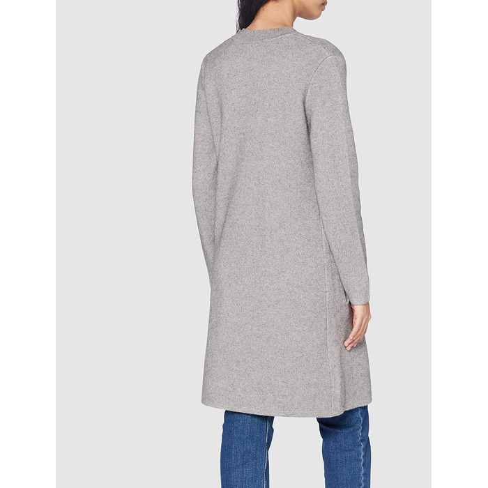 Жіночий кардиган-туніки Organ Daen з довгими рукавами, блоки кольорів Бордо/Чорний (TXS, Сірий)