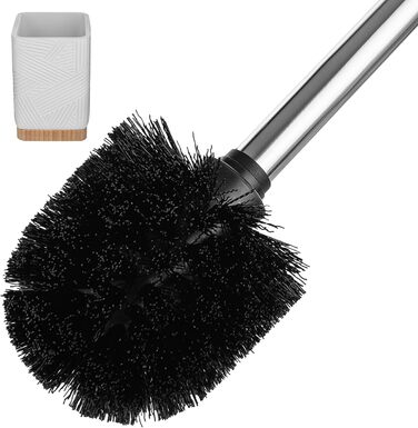 Набір для туалету KADAX: щітка для унітазу з тримачем, квадратна, біла