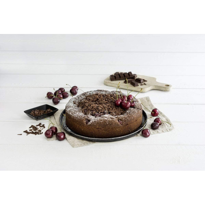 Zenker 7352 MOJAVE GOLD Springform, 26 cm Diameter – Stylish baking pan with flat and tube bottoms, Mahogany/Gold, Made in Germany