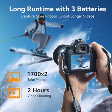 Запасний акумулятор ENEGON EN-EL14/EL14a (2 шт.) та розумне LED Dual USB зарядне пристрій для Nikon DSLR D3100, D3200, D3300, D3400, D3500, D5100, D5200, D5300, D5500, D5600, DF Coolpix P7000, P7100, P7700, P7800